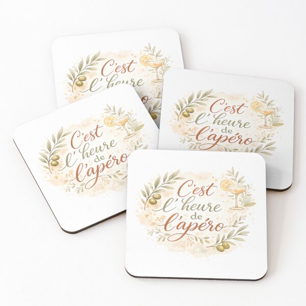 Item preview, It's aperitif time! Elegant Boho Quote designed and sold by JoRem47.