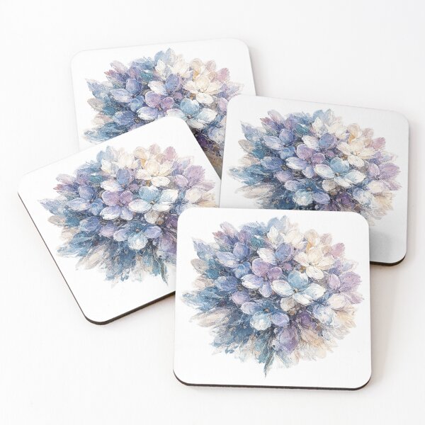 Item preview, Abstract Hydrangea Flower – Bold Modern Floral Art Design designed and sold by SoftMuse Designs.