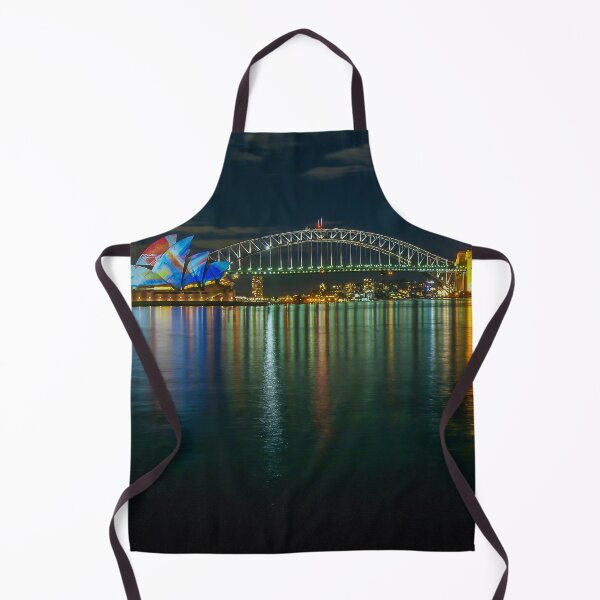 Item preview, Beautiful Sydney Harbour at Night (Vivid Sydney Festival), Sydney, NSW, Australia designed and sold by Ross.A.Campbell.