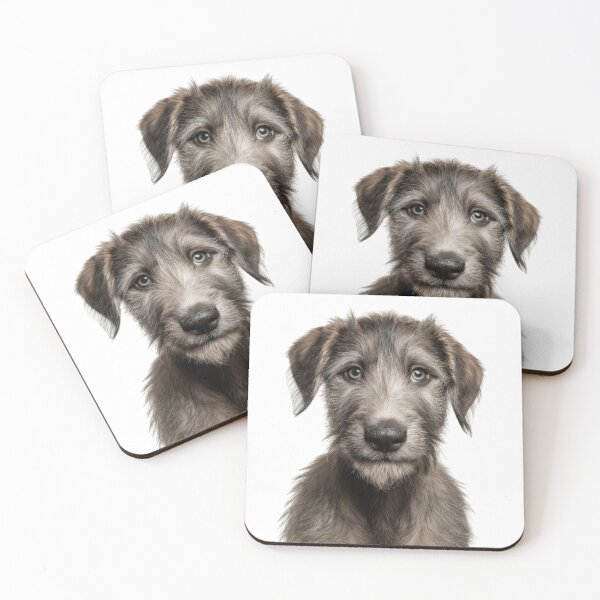 Item preview, Adorable Irish Wolfhound Pup for Cute Irish Greyhound puppy lovers designed and sold by LazyOwlStore.