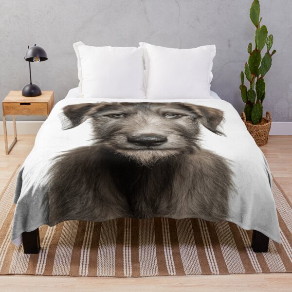 Item preview, Adorable Irish Wolfhound Pup for Cute Irish Greyhound puppy lovers designed and sold by LazyOwlStore.