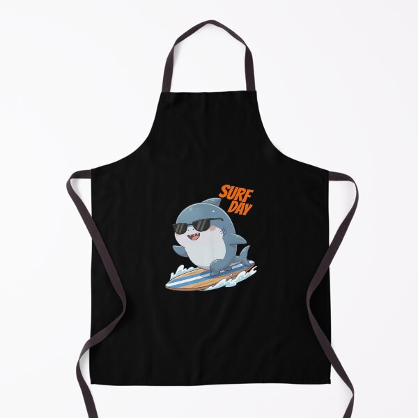 Item preview, Cool Surf Day Shark designed and sold by Nature's Chibis.