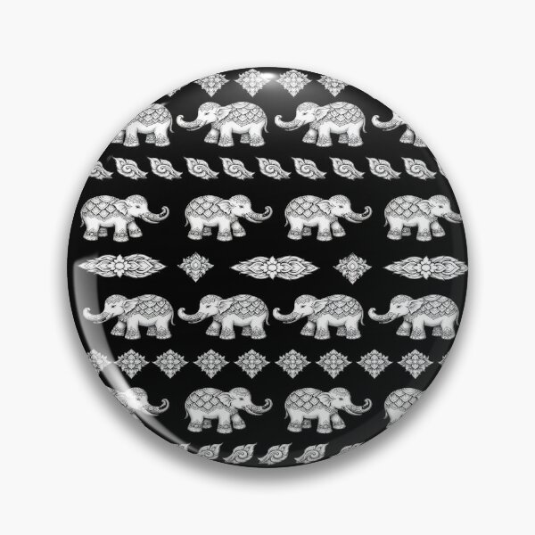 Artikelvorschau, Niedliches Elefantenmuster im Tribal-Boho-Stil – Tierdesign entworfen und verkauft von NeO² Studio.