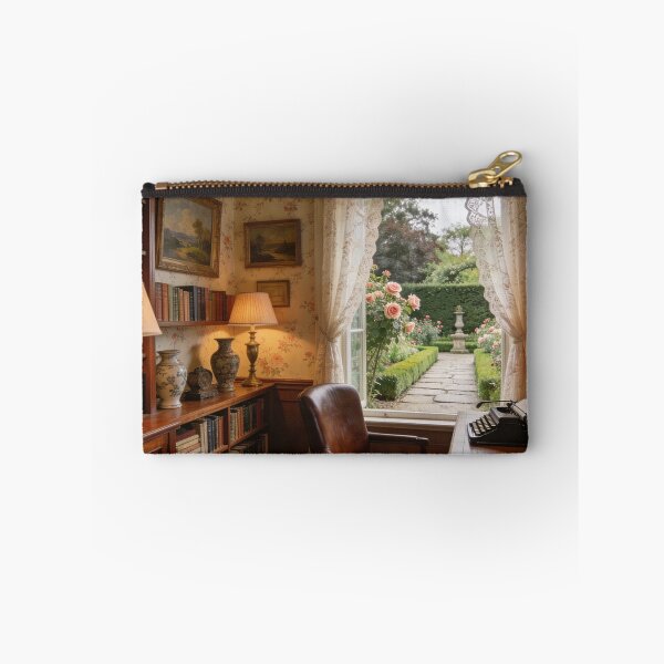 Item preview, 1930s English Garden Reading Room, Timeless Book Lover Wall Decor designed and sold by BlareBlare.