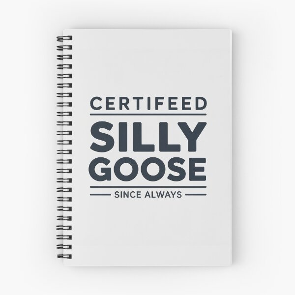 Item preview, Certified Silly Goose Minimalist Badge Typography T-Shirt Design designed and sold by DmaarGroup.