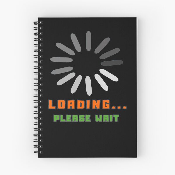 Item preview, Loading Please Wait Funny Retro Text Minimal Design designed and sold by NeO² Studio.