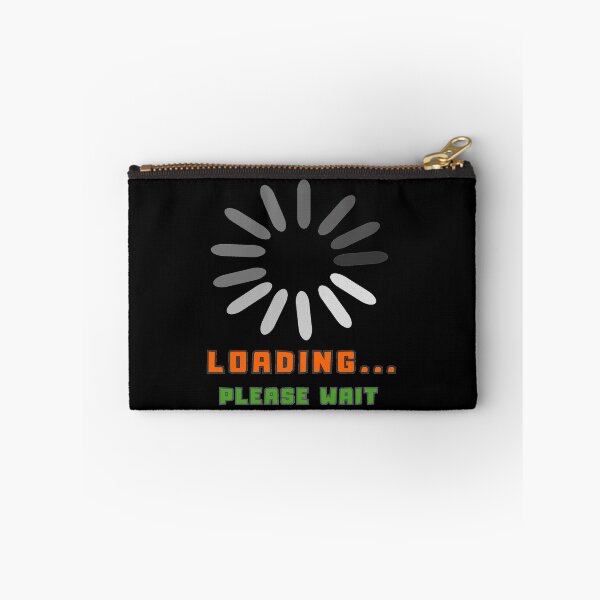 Item preview, Loading Please Wait Funny Retro Text Minimal Design designed and sold by NeO² Studio.