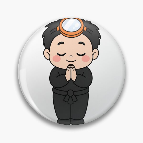 Item preview, KOREA HAENAM - Cute Chibi Character Praying Peaceful Sticker designed and sold by KOREA-HAENAM.