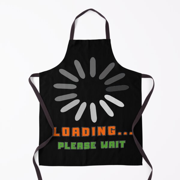 Item preview, Loading Please Wait Funny Retro Text Minimal Design designed and sold by NeO² Studio.