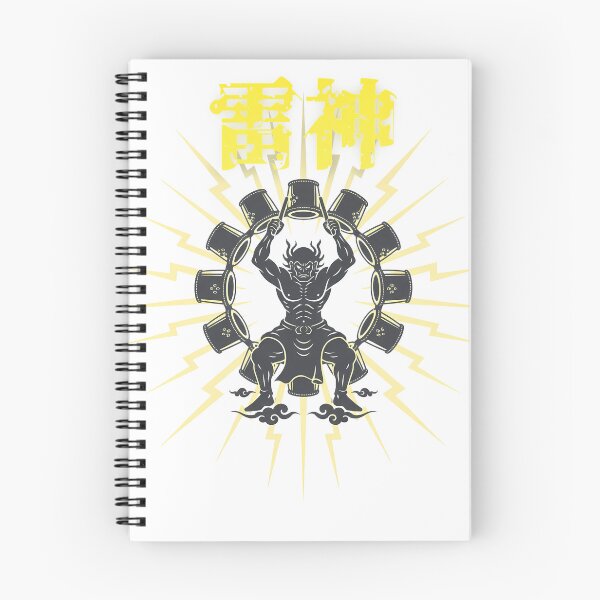 Item preview, RAIJIN 雷神 – Japanese Thunder God Shinto Mythology Art designed and sold by LainCellJapan.