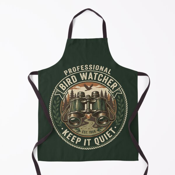 Item preview, Retro Birding Professional Bird Watcher Badge designed and sold by SplashTastic.
