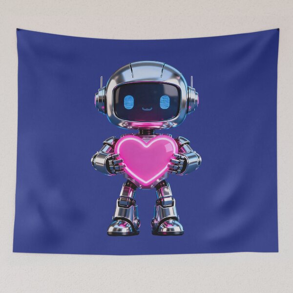 Item preview, Love Robot – Cyber Heart Companion designed and sold by RH Design Lab.