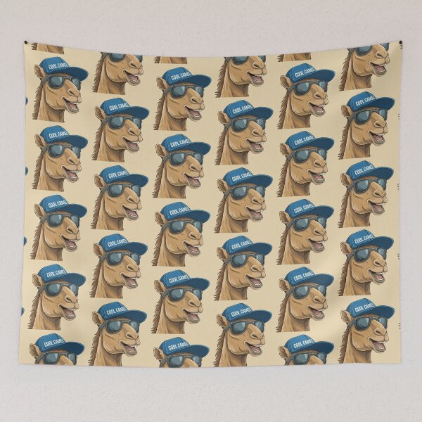 Item preview, "Cool Camel – Funny Cartoon Design"   designed and sold by Dogandesighn.