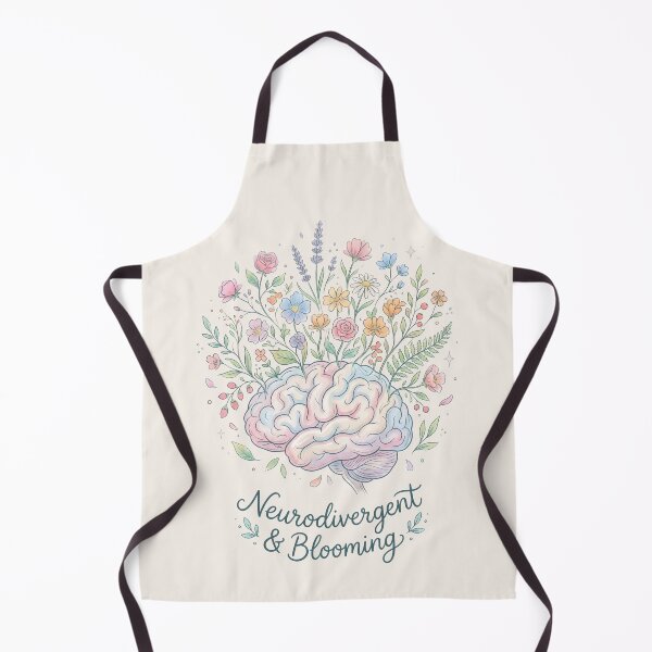 Item preview, Neurodiversity Botanical Neurodivergent and Blooming Brain designed and sold by SplashTastic.