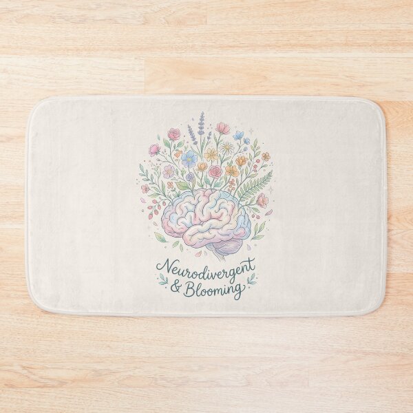 Item preview, Neurodiversity Botanical Neurodivergent and Blooming Brain designed and sold by SplashTastic.