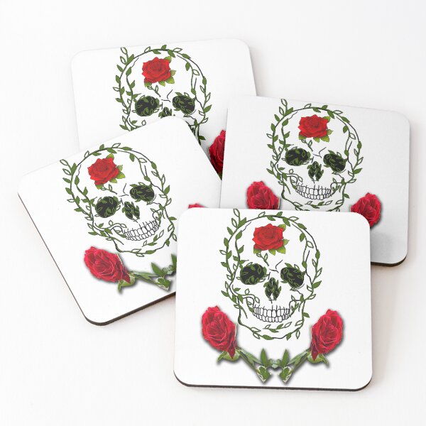 Item preview, Gothic Rose Skull - 3D Floral Aesthetic Design designed and sold by MOHAMEDNOOR428.