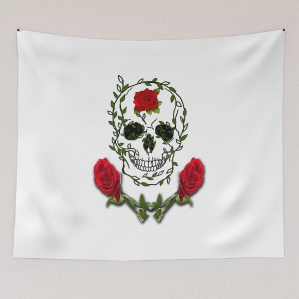 Item preview, Gothic Rose Skull - 3D Floral Aesthetic Design designed and sold by MOHAMEDNOOR428.
