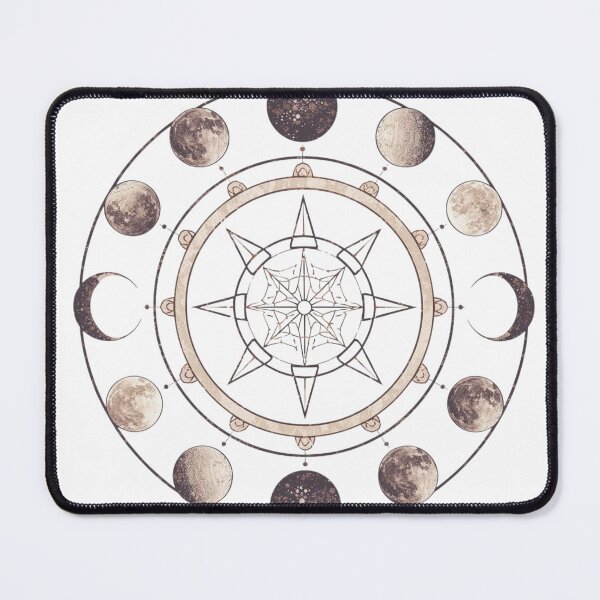 Item preview, Moon Phases Magic – Boho Celestial Astrology Illustration designed and sold by catcurio.
