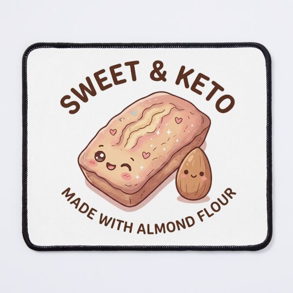 Item preview, Sweet and Keto - Cute Almond Flour Cake Kawaii designed and sold by jo-e-basta.