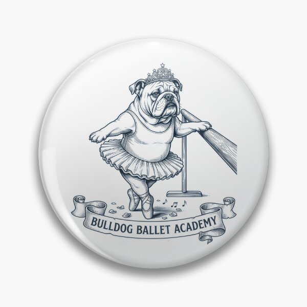 Item preview, English Bulldog Ballet Funny Dog Ballerina designed and sold by Blok45.