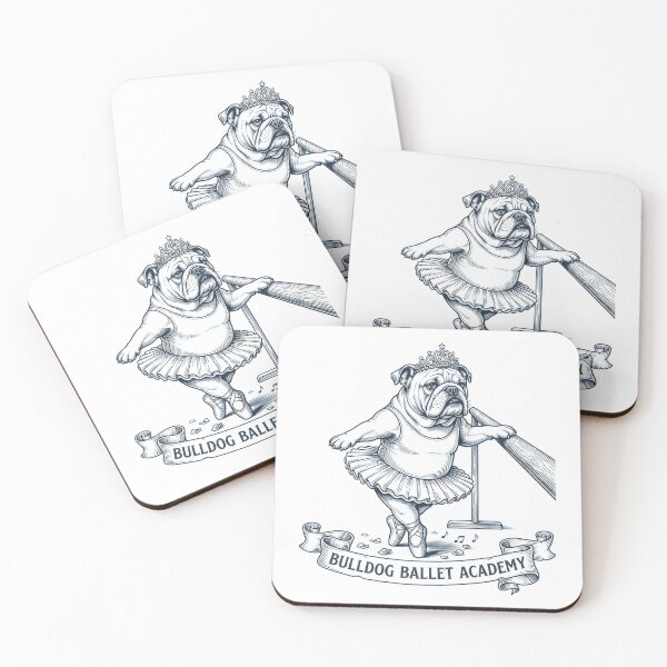 Item preview, English Bulldog Ballet Funny Dog Ballerina designed and sold by Blok45.