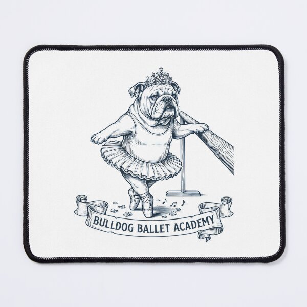 Item preview, English Bulldog Ballet Funny Dog Ballerina designed and sold by Blok45.