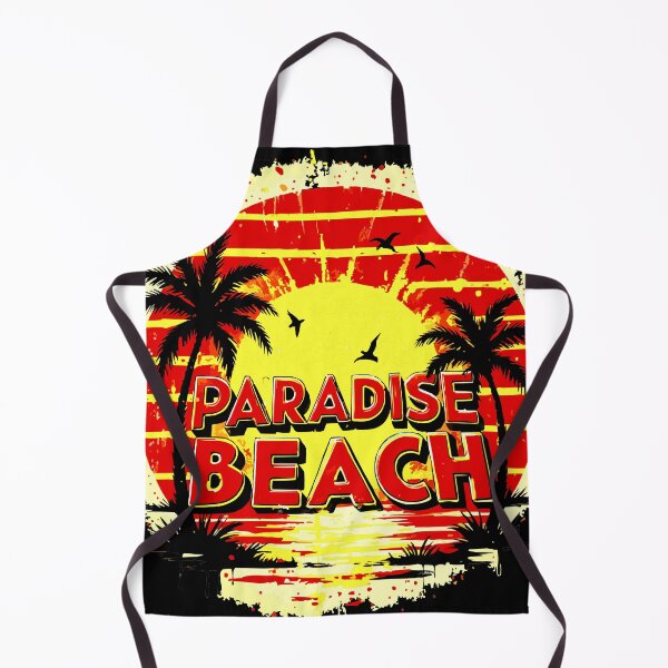 Item preview, Paradise Beach T-Shirt – Grunge Retro Sunset Graphic Tee designed and sold by VikArtStudio.