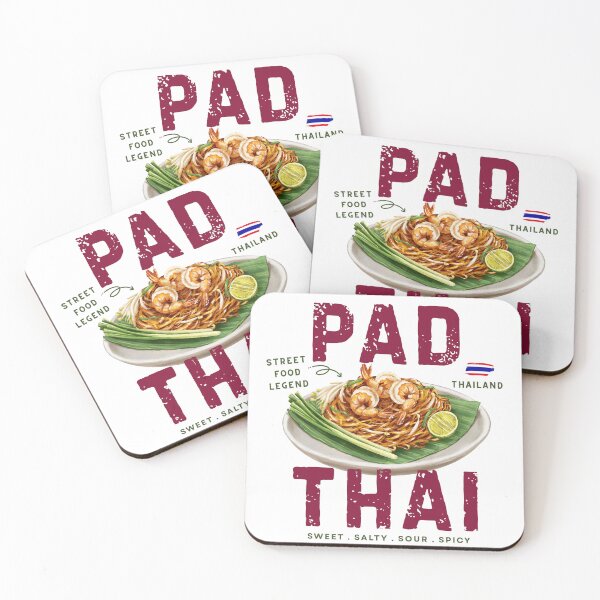 Artikelvorschau, Pad Thai, die legendäre thailändische Streetfood-Klassiker – ein Geschenk für alle Nudelliebhaber: süß, salzig, sauer und scharf entworfen und verkauft von CHANCHANAI.