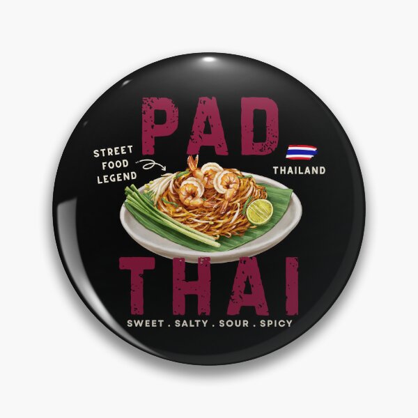 Item preview, Street Food Legend Pad Thai Thailand – Sweet Salty Sour Spicy Thai Noodle Lover Gift designed and sold by CHANCHANAI.