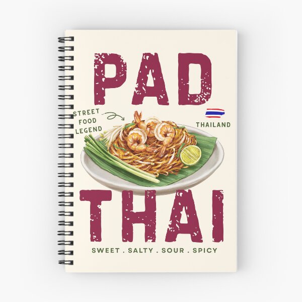 Item preview, Street Food Legend Pad Thai Thailand – Sweet Salty Sour Spicy Thai Noodle Lover Gift designed and sold by CHANCHANAI.