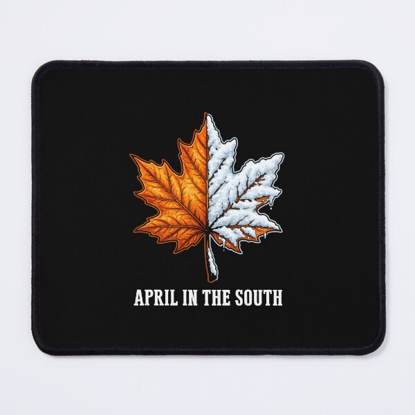 Item preview, Seasonal Contrast April in the South Leaf designed and sold by SplashTastic.
