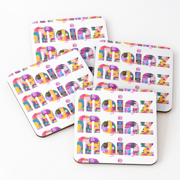 Item preview, Mainz, Germany, Vibrant Abstract City Typography Art designed and sold by Wanderful-roads.