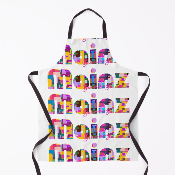 Item preview, Mainz, Germany, Vibrant Abstract City Typography Art designed and sold by Wanderful-roads.