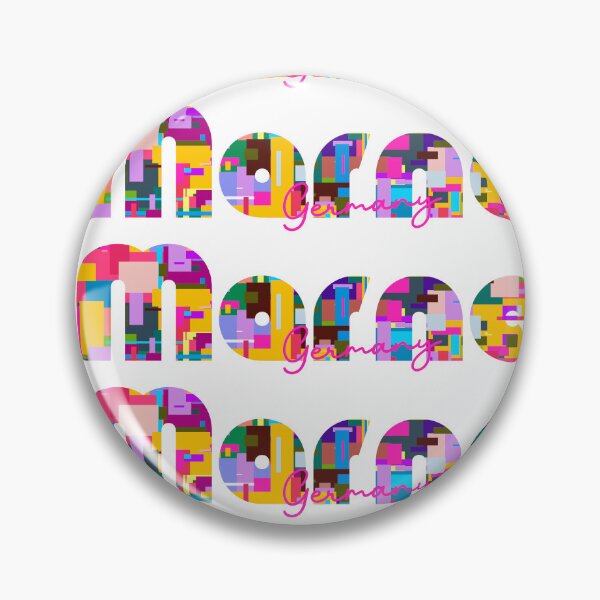 Item preview, Marne, Germany, Vibrant Abstract City Typography Art designed and sold by Wanderful-roads.