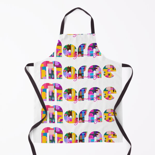 Item preview, Marne, Germany, Vibrant Abstract City Typography Art designed and sold by Wanderful-roads.