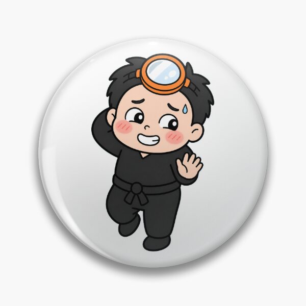 Item preview, KOREA HAENAM - Cute Chibi Character Embarrassed Flustered Sticker designed and sold by KOREA-HAENAM.