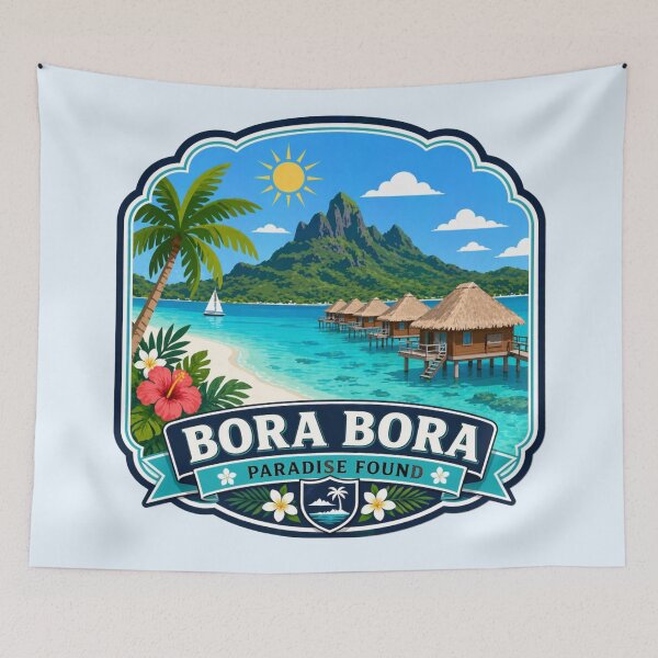 Item preview, Bora Bora - Paradise Found designed and sold by Myra365Art.