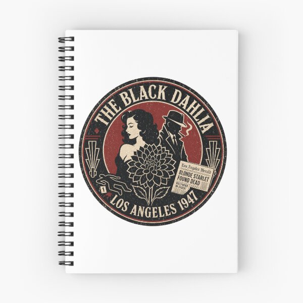 Item preview, The Black Dahlia Los Angeles 1947 Vintage Noir True Crime Film Noir Art Deco Gift designed and sold by Amnesia-Proto.