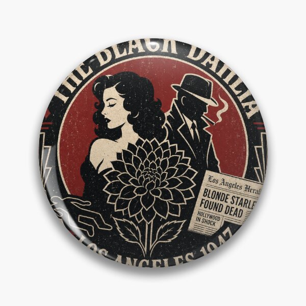Item preview, The Black Dahlia Los Angeles 1947 Vintage Noir True Crime Film Noir Art Deco Gift designed and sold by Amnesia-Proto.