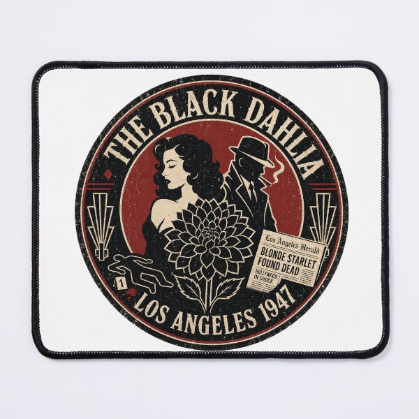 Item preview, The Black Dahlia Los Angeles 1947 Vintage Noir True Crime Film Noir Art Deco Gift designed and sold by Amnesia-Proto.