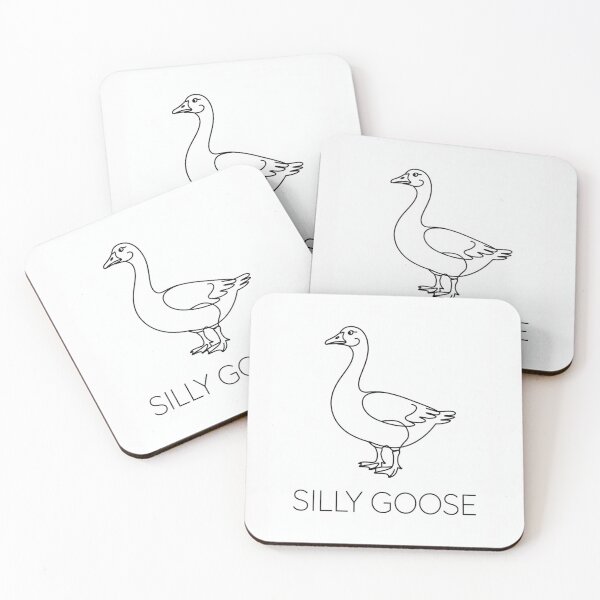 Item preview, Silly Goose Minimalist Single-Line Art T-Shirt Design designed and sold by DmaarGroup.