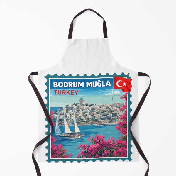 Item preview, A Vintage Travel Stamp of Bodrum - Turkey designed and sold by devonclemon.