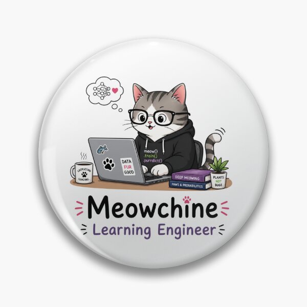 Item preview, Machine Learning Engineer designed and sold by Itai Doshin.