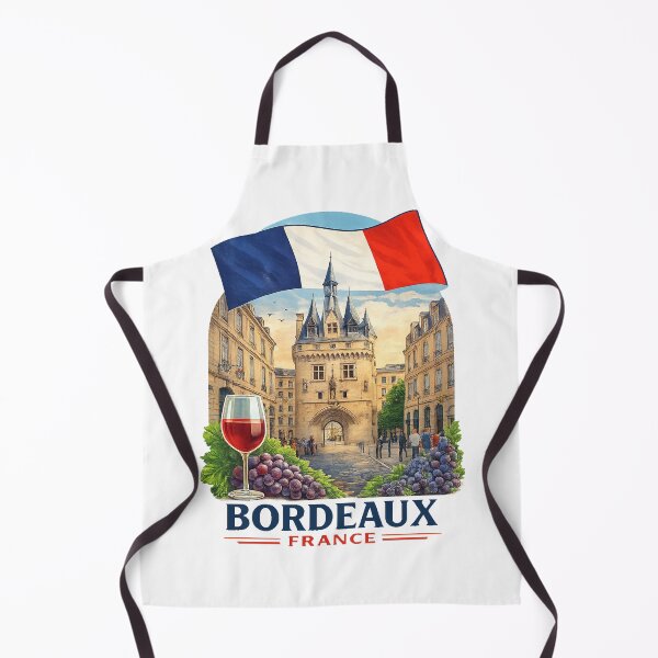 Item preview, Bordeaux France Travel Retro Emblem designed and sold by devonclemon.