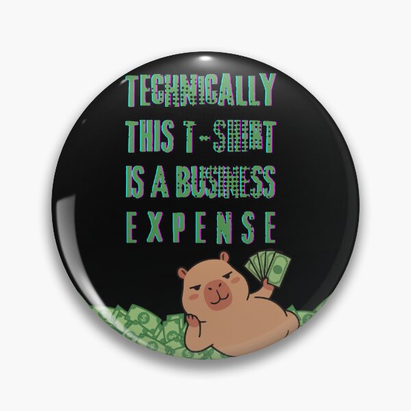 Item preview, Funny Capybara Business Expense designed and sold by ContigoART.