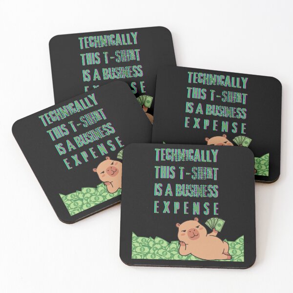 Item preview, Funny Capybara Business Expense designed and sold by ContigoART.