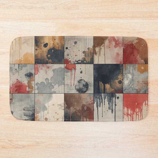 Item preview, Dripping Grid — Abstract Fluid Pattern designed and sold by EpicGear085.