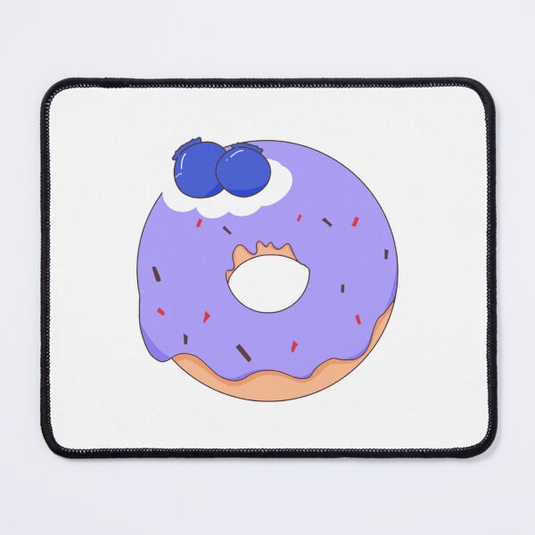 Item preview, Kawaii Blueberry Glazed Donut Aesthetic designed and sold by Tonkhawartwork.
