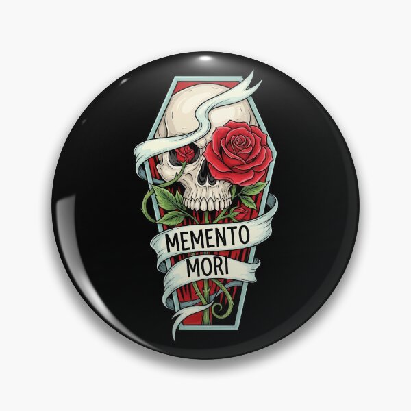 Item preview, Memento Skull on Coffin Shape with Roses designed and sold by nuel-art.
