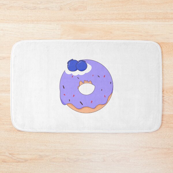 Item preview, Kawaii Blueberry Glazed Donut Aesthetic designed and sold by Tonkhawartwork.